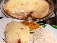 Tilápia gratinada