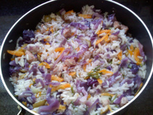 Risoto Doris Day (arroz colorido fácil)