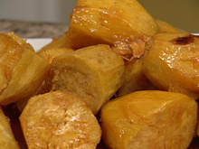 Batata doce caramelizada