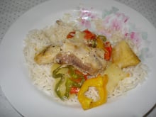 Filé de peixe ao forno