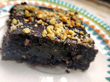 Brownie vegano