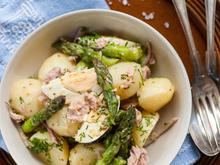Salada de Batatas e Aspargos