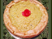 Torta de sardinha e 4 queijos