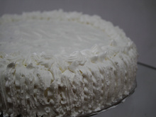 Bolo pão-de-ló com chantilly