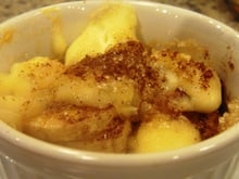 Flan de banana
