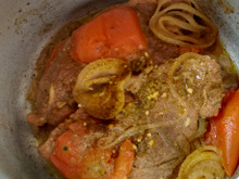 Bife de panela de pressão