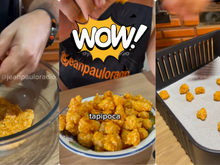 Tapioca como você nunca viu: snack na airfryer é deliciosamente crocante e fácil de fazer