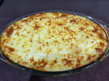 Escondidinho de mandioca com frango
