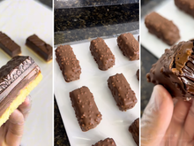 Caramelo, biscoito, chocolate: a barrinha que todo mundo ama numa versão caseira fácil