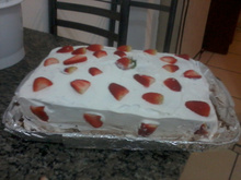 Bolo prestígio simples