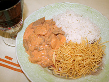 Estrogonofe de frango