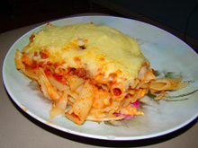Macarronada tipo lasanha