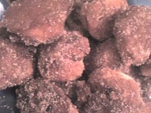 Bolinhos de chuva cobertos