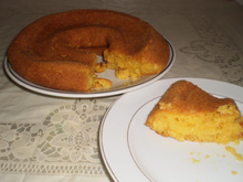 Bolo de milharina