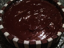 Torta holandesa de biscoito wafer