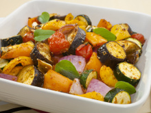 Legumes no forno