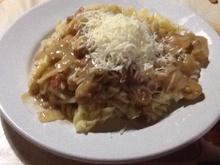 Espaguete ao molho funghi  (sem creme de leite)
