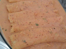 Panquecas de frango deliciosas