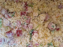 Farofa de linguiça calabresa
