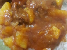 Ensopadinho de carne com batas