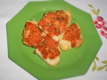 Canapé pratico de presunto