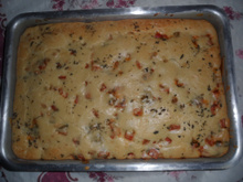 Massa de bolo salgado