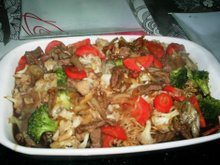 Yakisoba de carne