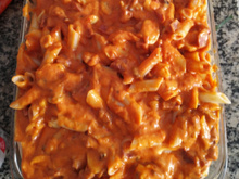 Penne ao molho de requeijão e bacon