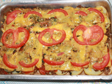 Batata recheada de domingo