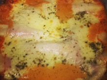 Lasanha ao molho rosé