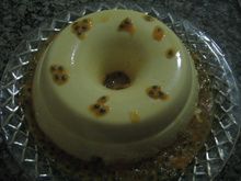 Flan de maracujá