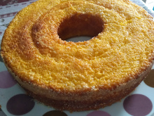 Bolo de milho com milharina