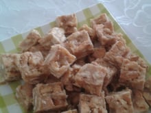 Palha italiana de brigadeiro branco