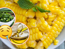Sempre faço essa salada de milho com 4 ingredientes: aprenda como remover pedaços grandes da espiga para esse prato