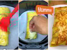 Receita criativa de massa de banana na airfryer vai salvar a hora do lanche; o recheio é livre!