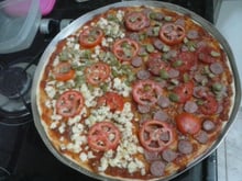 Pizza de liquidificador simples e fácil