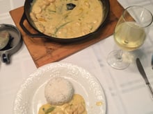 Moqueca de camarão Brasil e Alemanha