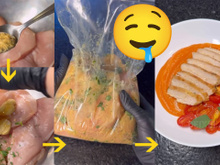 Cozinheira profissional ensina a fazer peito de frango pra não ficar sem graça