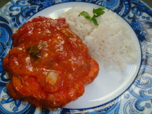 Cação no molho da Paula