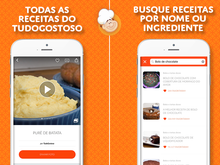 Aplicativo do TudoGostoso: todas as receitas do site na palma da mão
