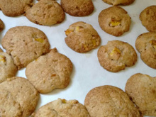 Biscoitos de banana, aveia e canela