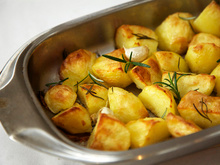 Batata rústica com alecrim