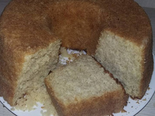 Bolo de tapioca e coco