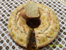 Bolo básico de banana