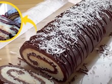 Faço esse rocambole há mais de 40 anos: doce sabor prestígio não vai ao fogo, é a sobremesa mais fácil de fazer que você vai ver hoje