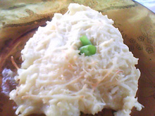 Batata inglesa ao molho branco