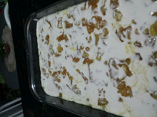 Sobremesa delícia com cremogema