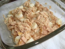 Salada de atum com palmito
