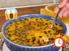 Só 3 ingredientes e você faz em 5 minutos: mousse de maracujá IRRESISTÍVEL é a sobremesa que você tava procurando