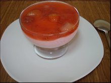 Mousse de morango